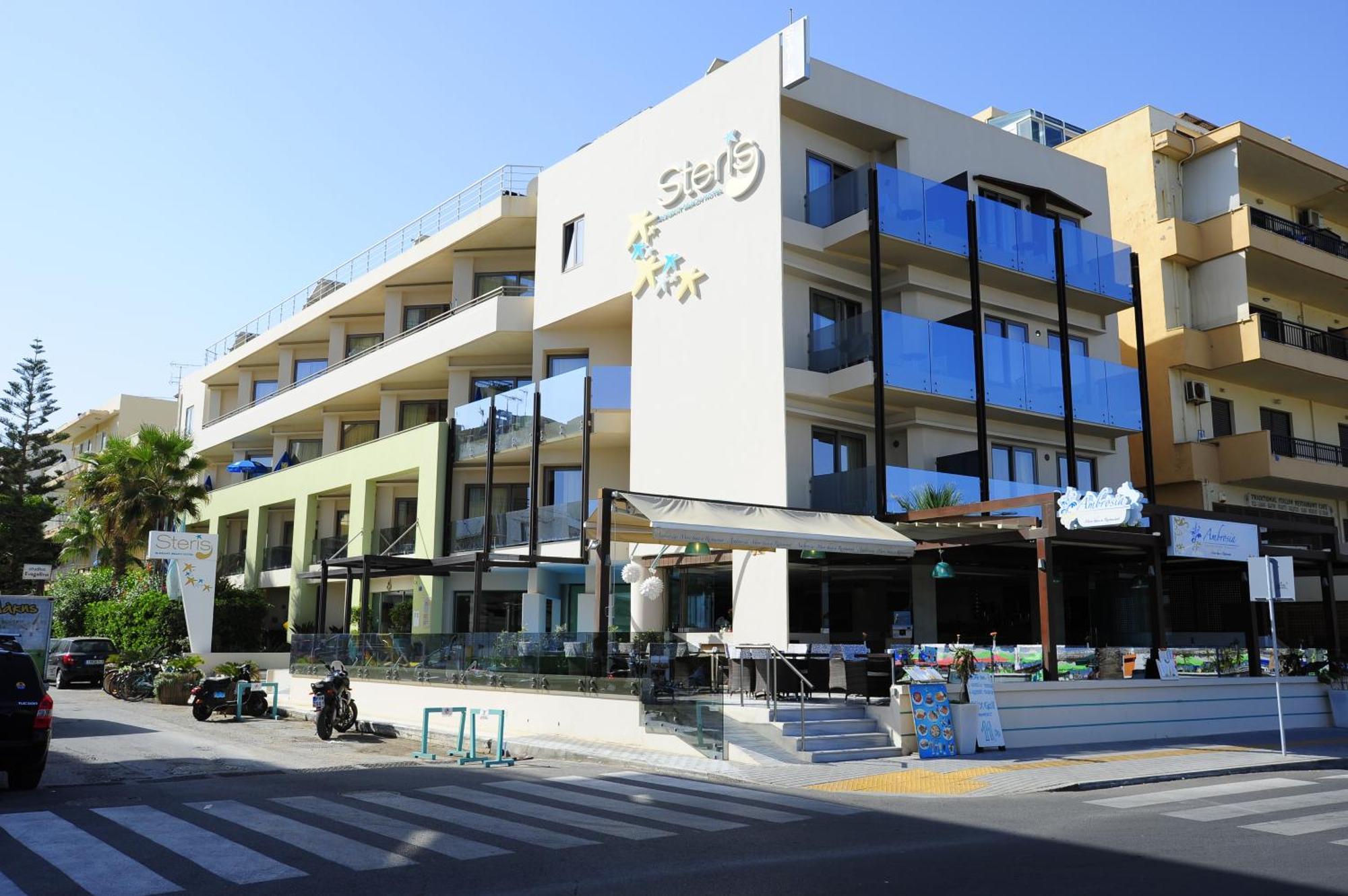 Steris Elegant Beach Hotel & Apartments Rétino Exterior foto